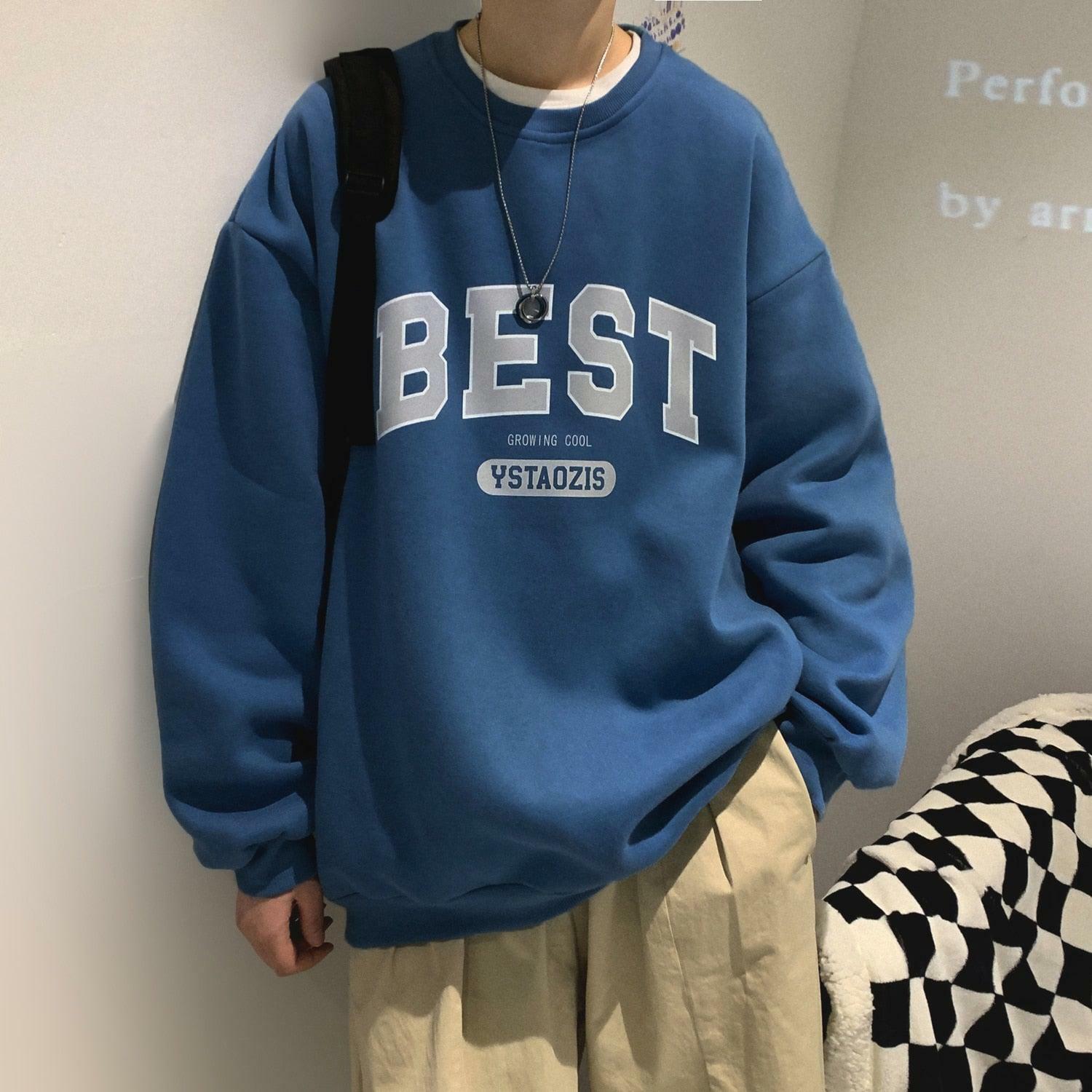 Y2K Fashion Soft Boy Oversized Sweatshirt - Coquette Aesthetic Style