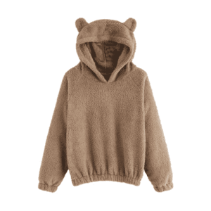 Y2K Fashion Teddy Bear Hoodie - Coquette Style & Aesthetic Outfits