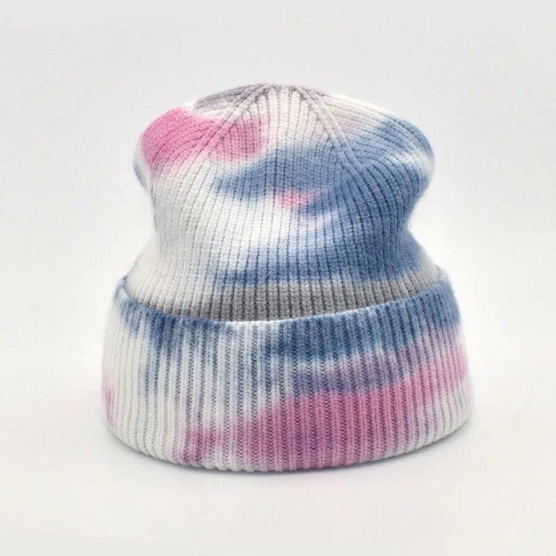 Y2K Fashion Tie Dye Beanie - Aesthetic Coquette & Indie Style Accessory