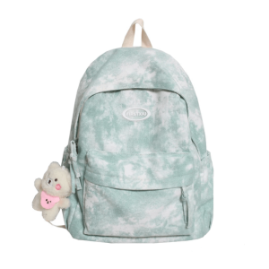 Y2K Fashion Tie Dye School Backpack - Aesthetic Coquette Style Bag