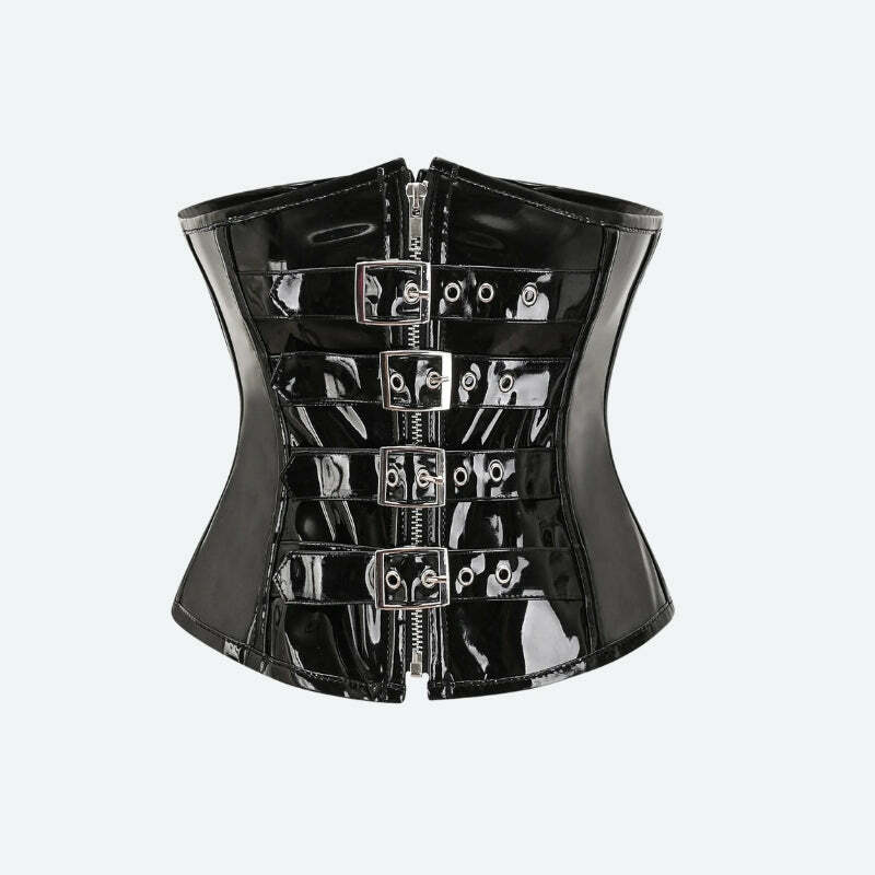 Y2K Fashion Underbust Corset - Dark Coquette & Acubi Style Top