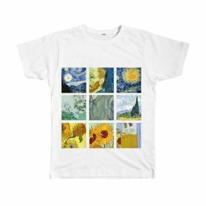 Y2K Fashion Van Gogh T-Shirt - Aesthetic Coquette & Acubi Style