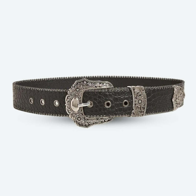 Y2K Fashion Western Belt: Coquette Style for Aesthetic Outfits